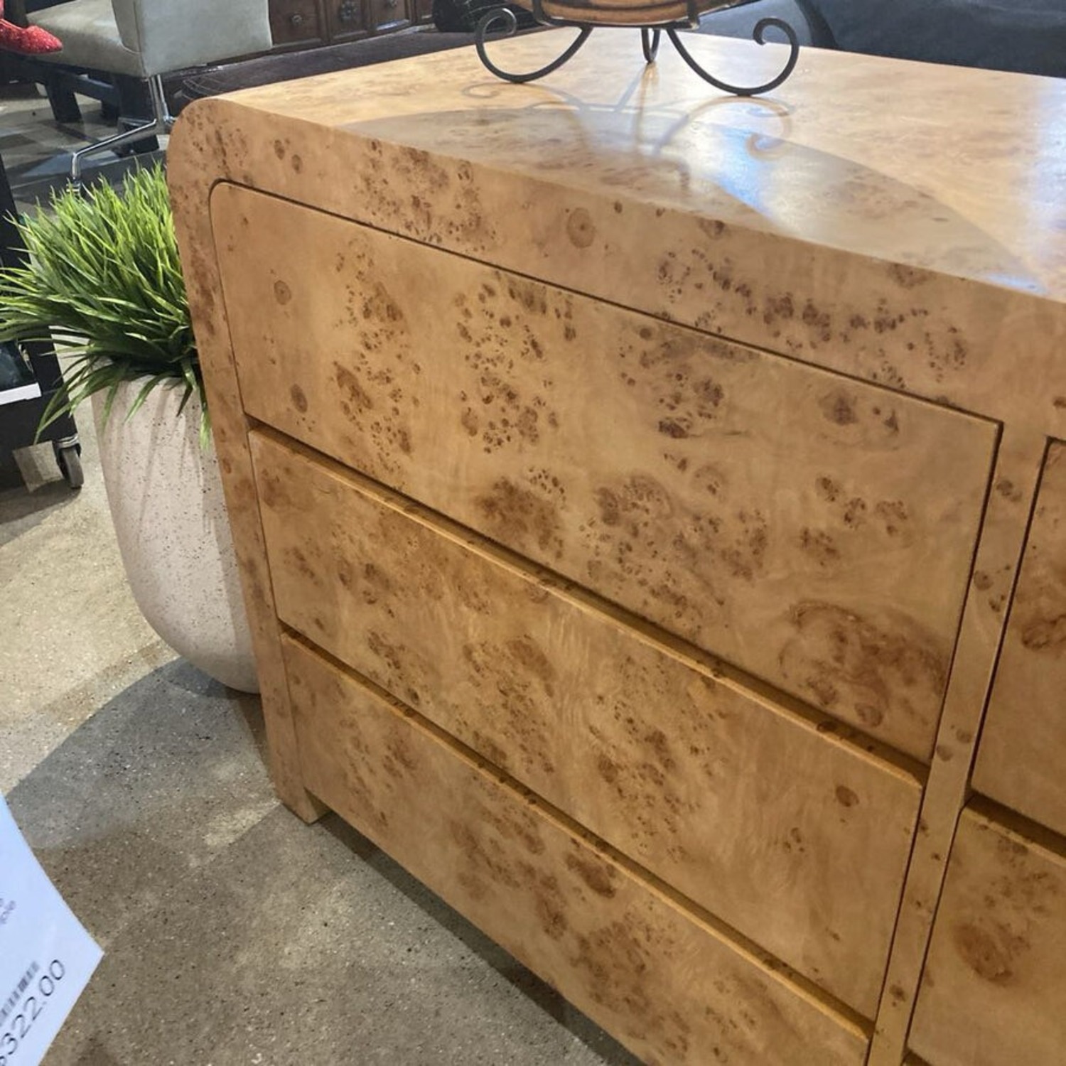Cora Light Burl 6-Drawer Dresser - image-4