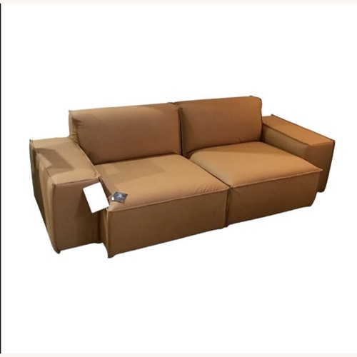 Used Phoenix Outdoor Sofa Brown Leather for sale on AptDeco