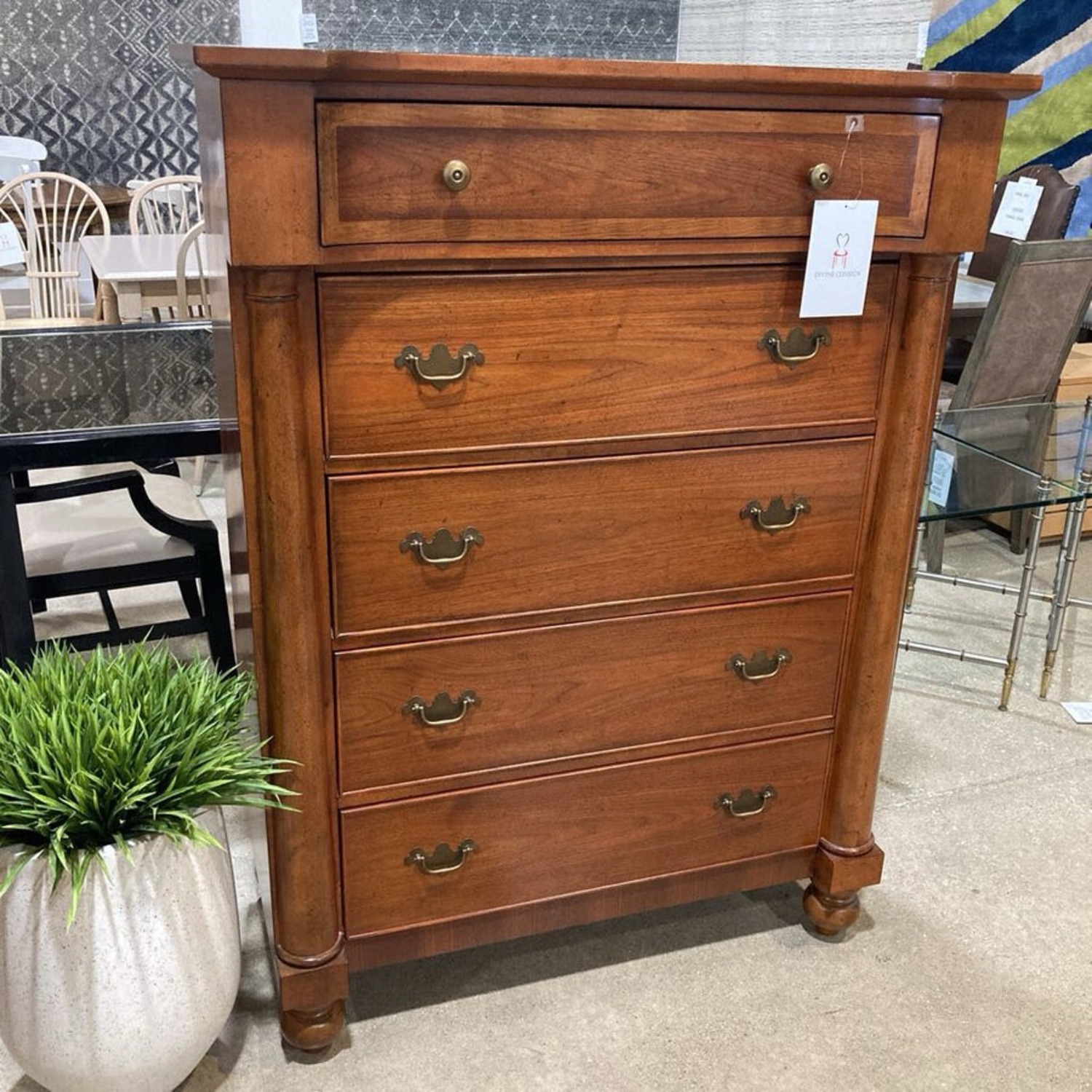 Lane Furniture Tall Colonial 5-Drawer Dresser - image-3