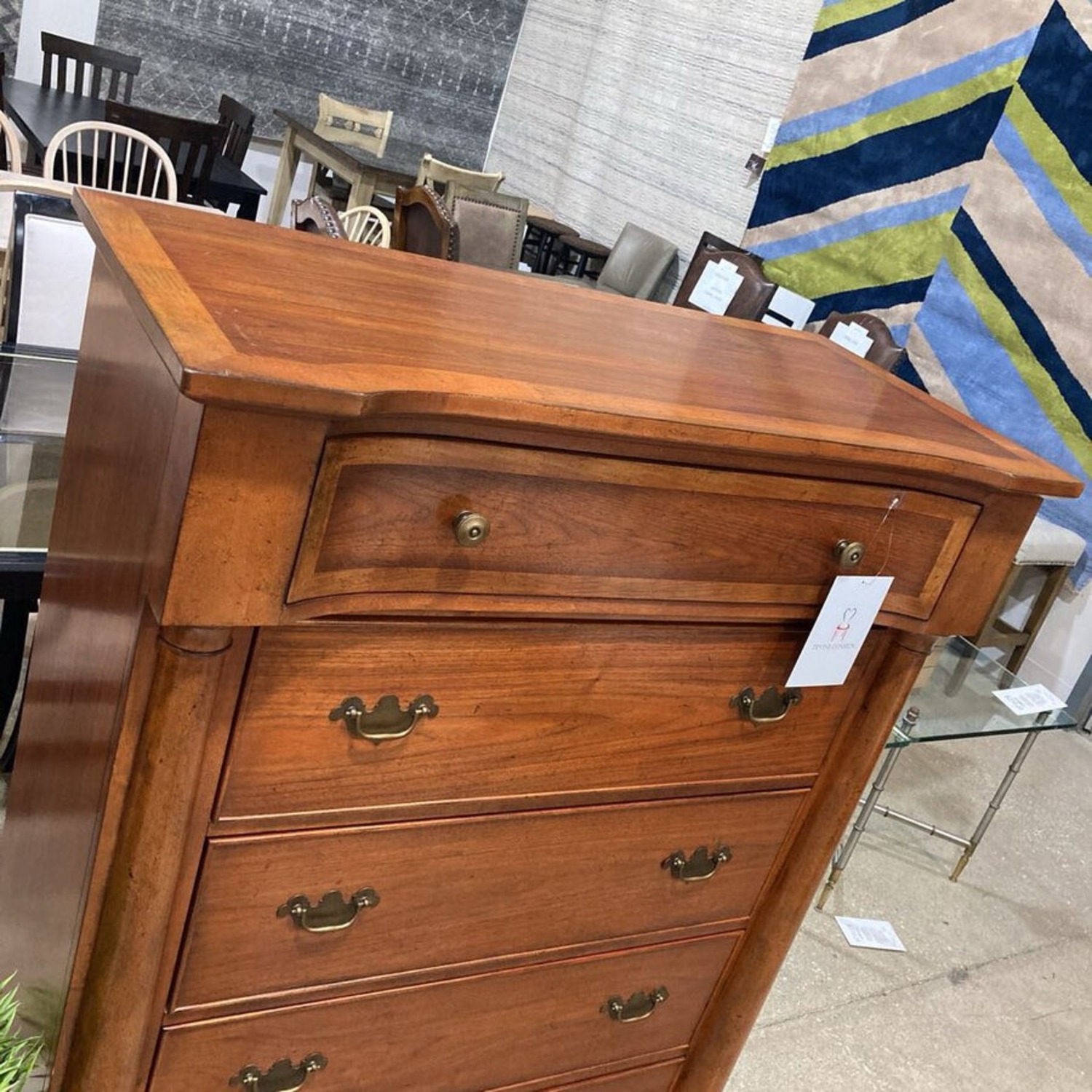 Lane Furniture Tall Colonial 5-Drawer Dresser - image-4