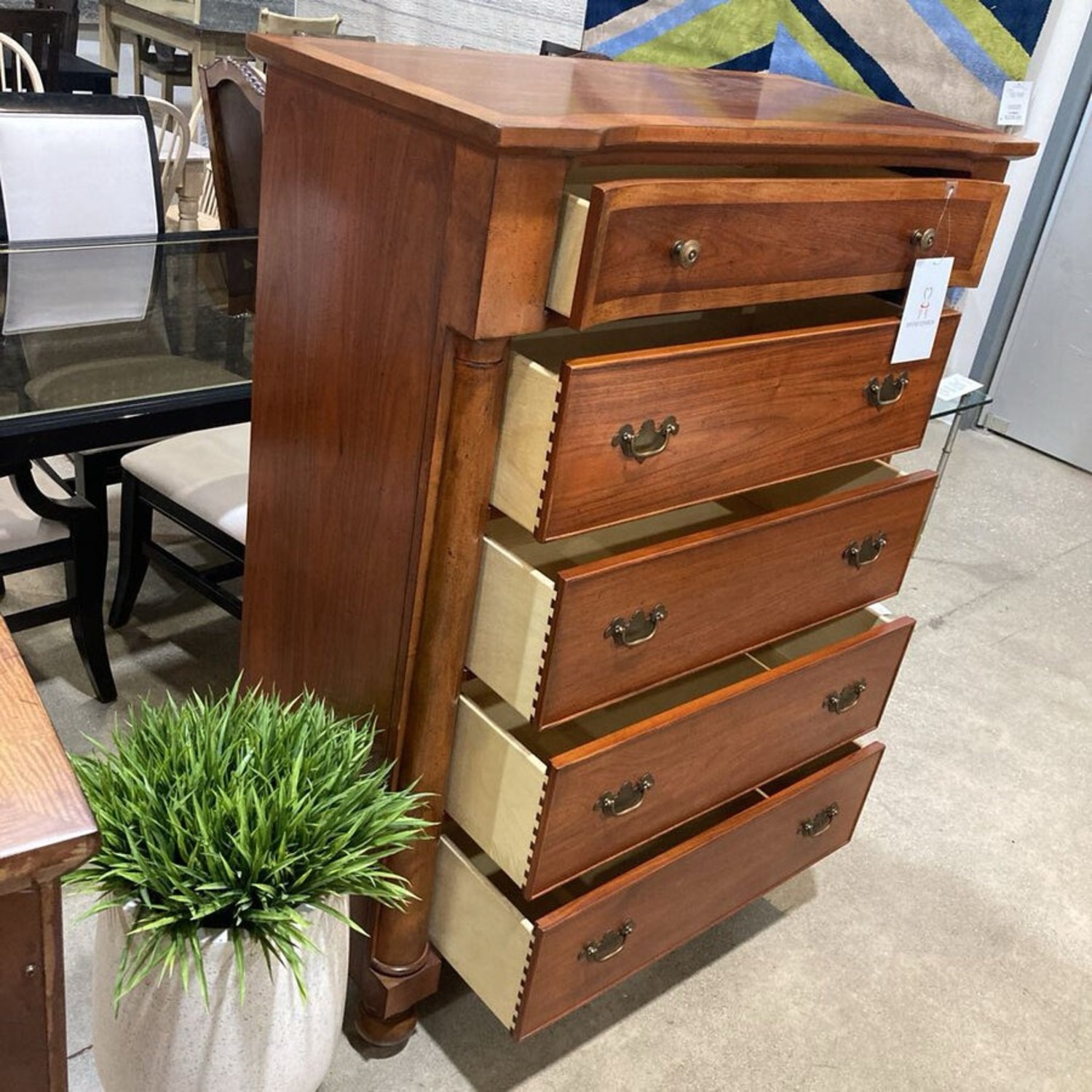 Lane Furniture Tall Colonial 5-Drawer Dresser - image-7
