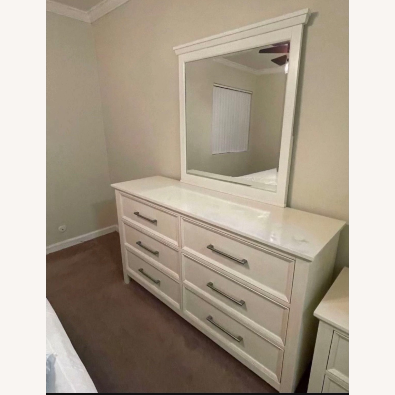 Living Spaces Dawson Dresser and Mirror  - image-1