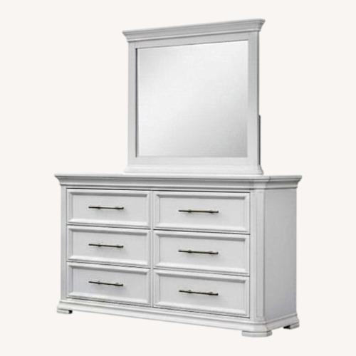 Used Living Spaces Dawson Dresser and Mirror  for sale on AptDeco