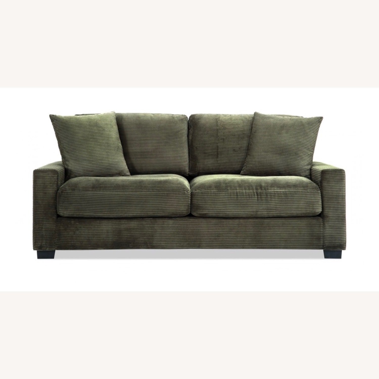 Bob's Discount Furniture Green Aspen Forest 86'' Sofa - image-1