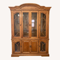 Vintage/Antique Light Brown Wood Cabinet