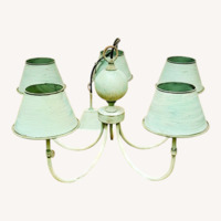 Vert de Gris 6 Light Chandelier