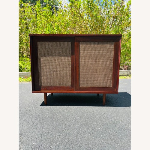 Used Vintage Mid Century Stereo Console Cabinet  for sale on AptDeco