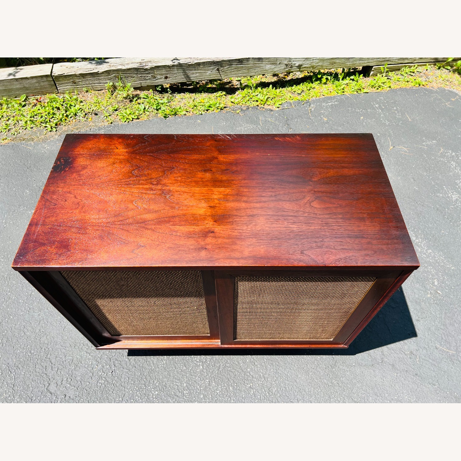 Vintage Mid Century Stereo Console Cabinet  - image-7