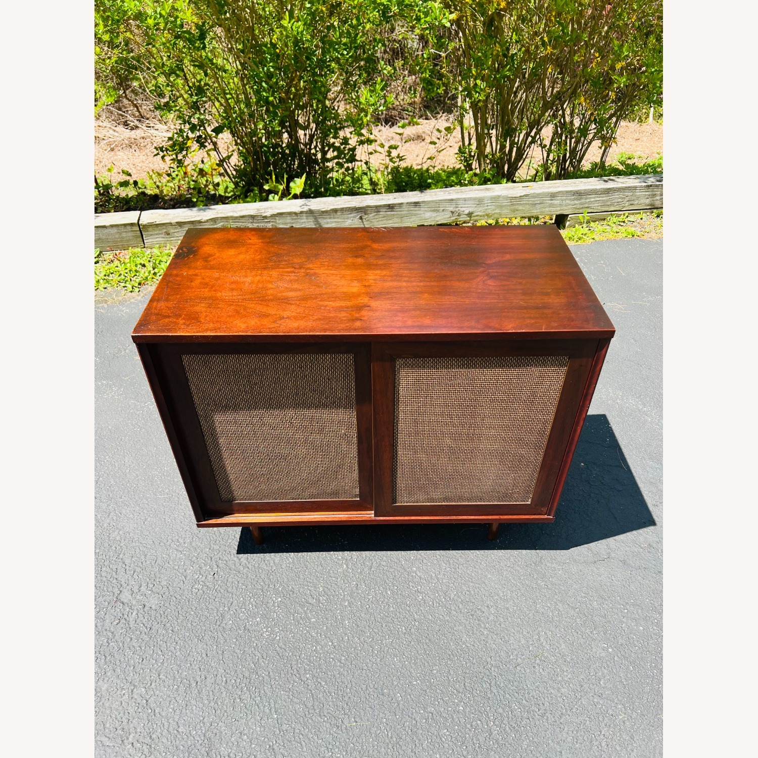 Vintage Mid Century Stereo Console Cabinet  - image-3