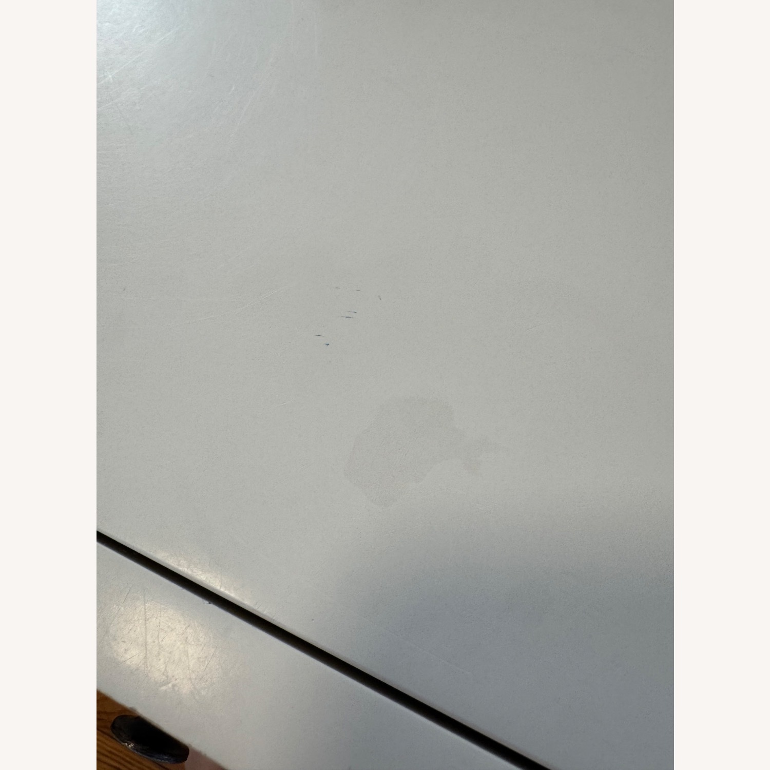 West Elm Modern White Pecan Desk - image-7