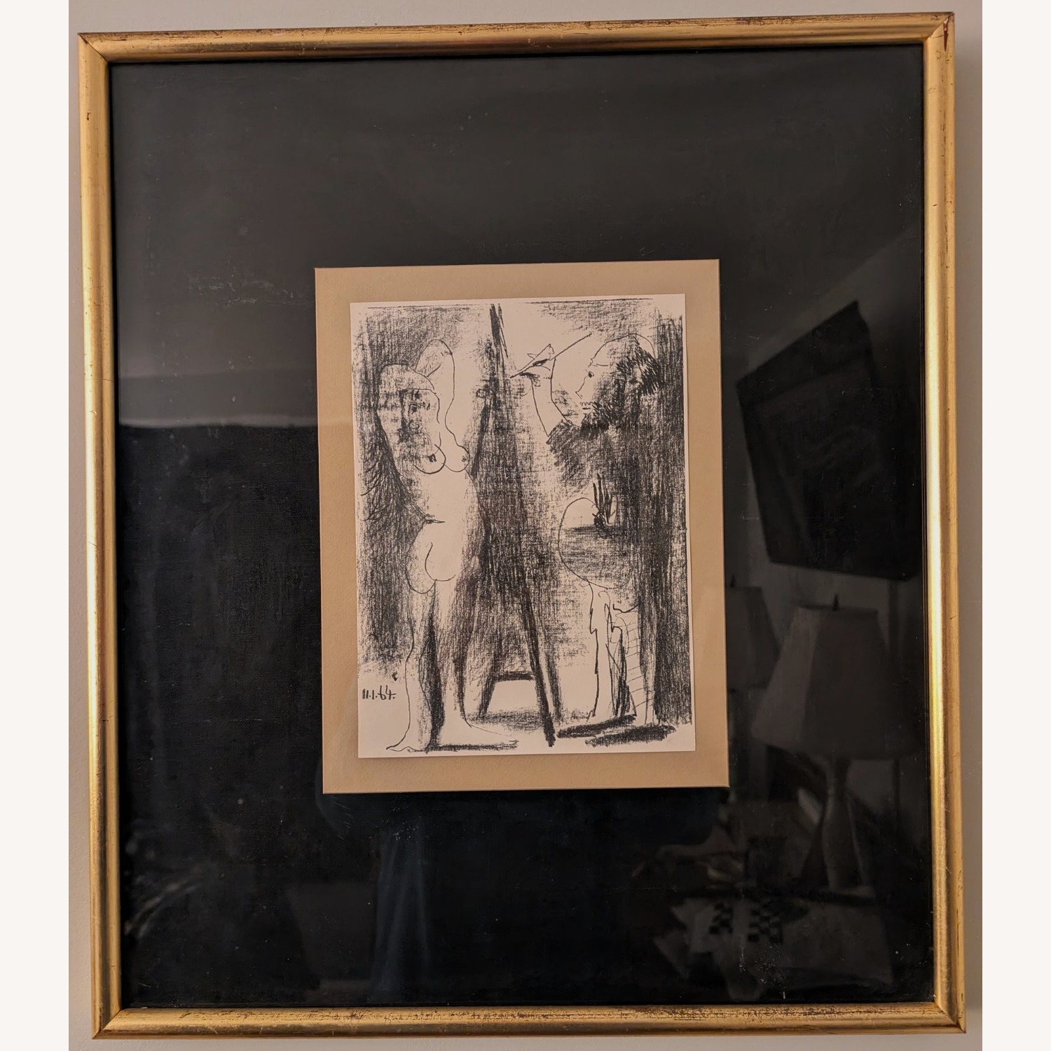 Picasso Lithograph Le Peintre et Modèle 1964 - image-1