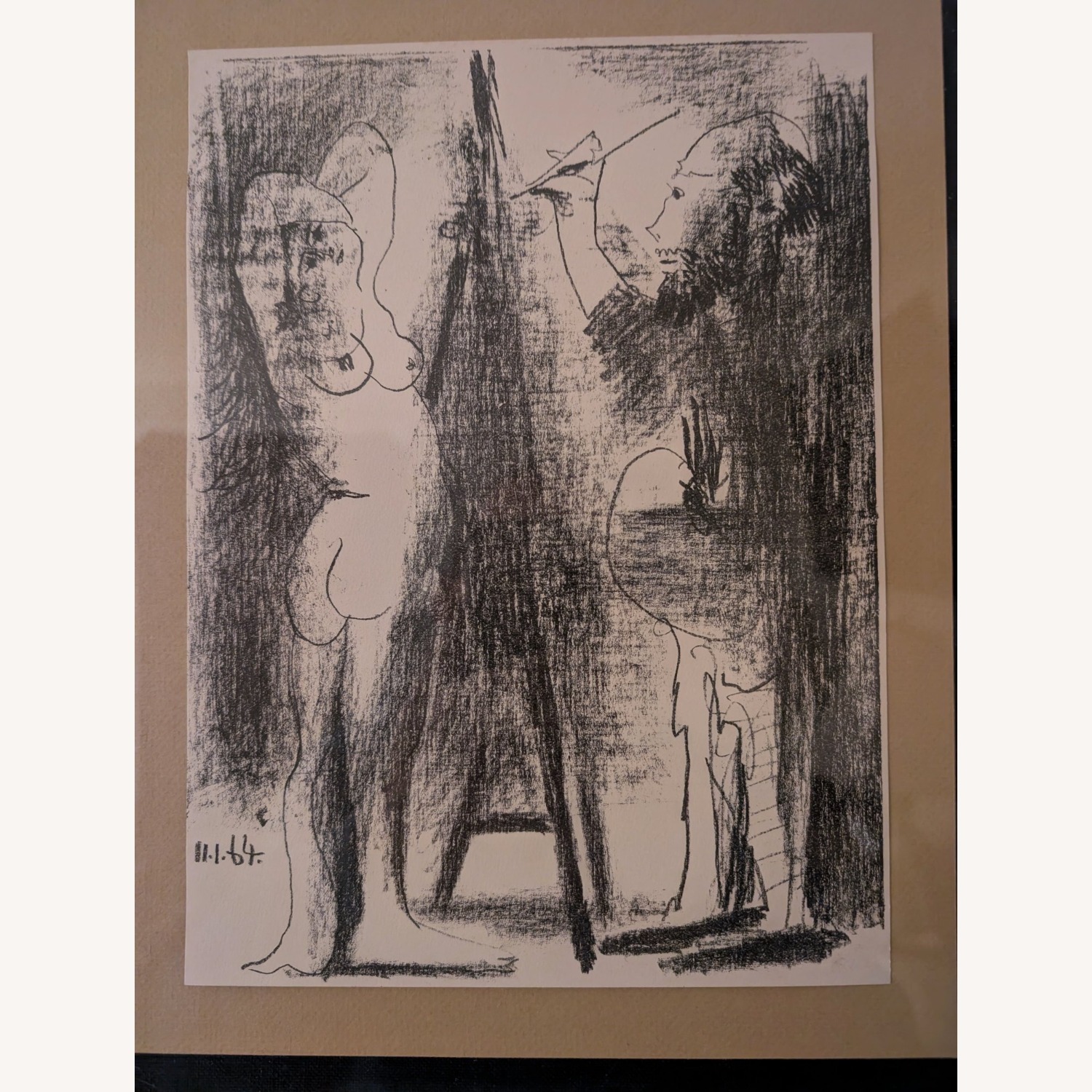 Picasso Lithograph Le Peintre et Modèle 1964 - image-3