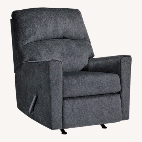Used Ashley Furniture Altari Dark Gray Fabric Recliner for sale on AptDeco