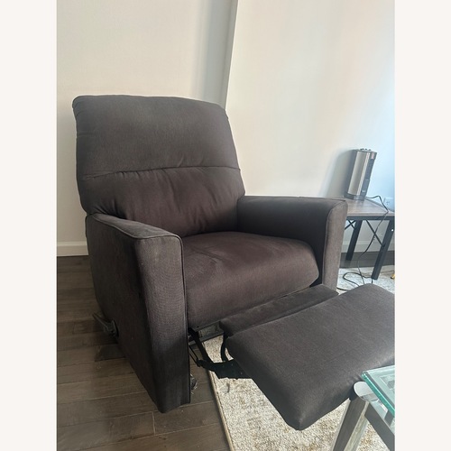Used Ashley Furniture Altari Dark Gray Fabric Recliner for sale on AptDeco