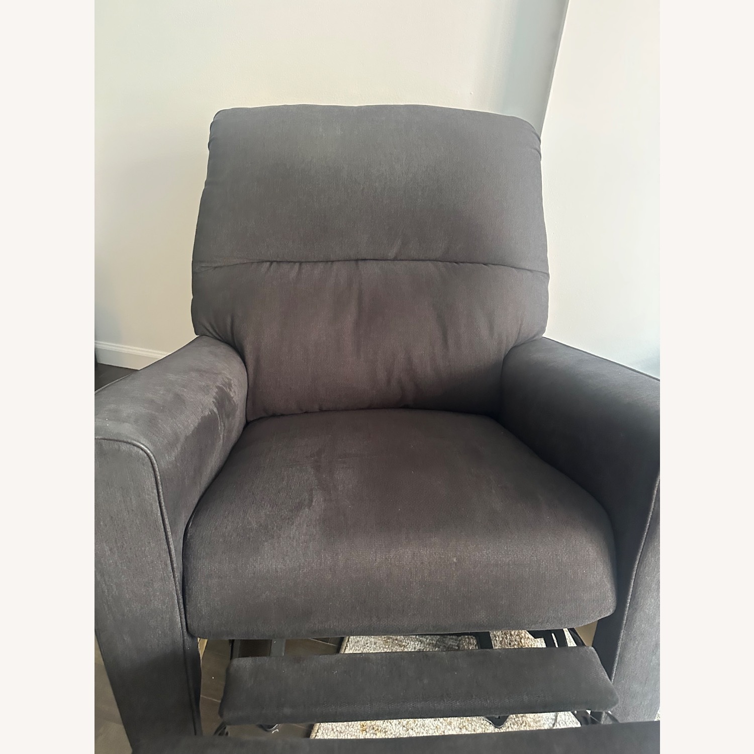 Ashley Furniture Altari Dark Gray Fabric Recliner - image-2