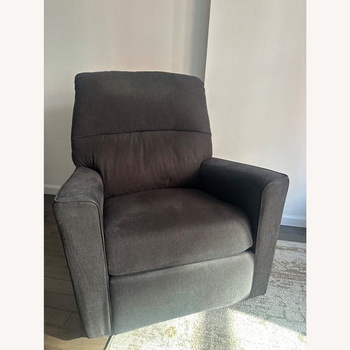 Used Ashley Furniture Altari Dark Gray Fabric Recliner for sale on AptDeco