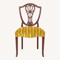 Pair English Mahogany Hepplewhite Chairs
