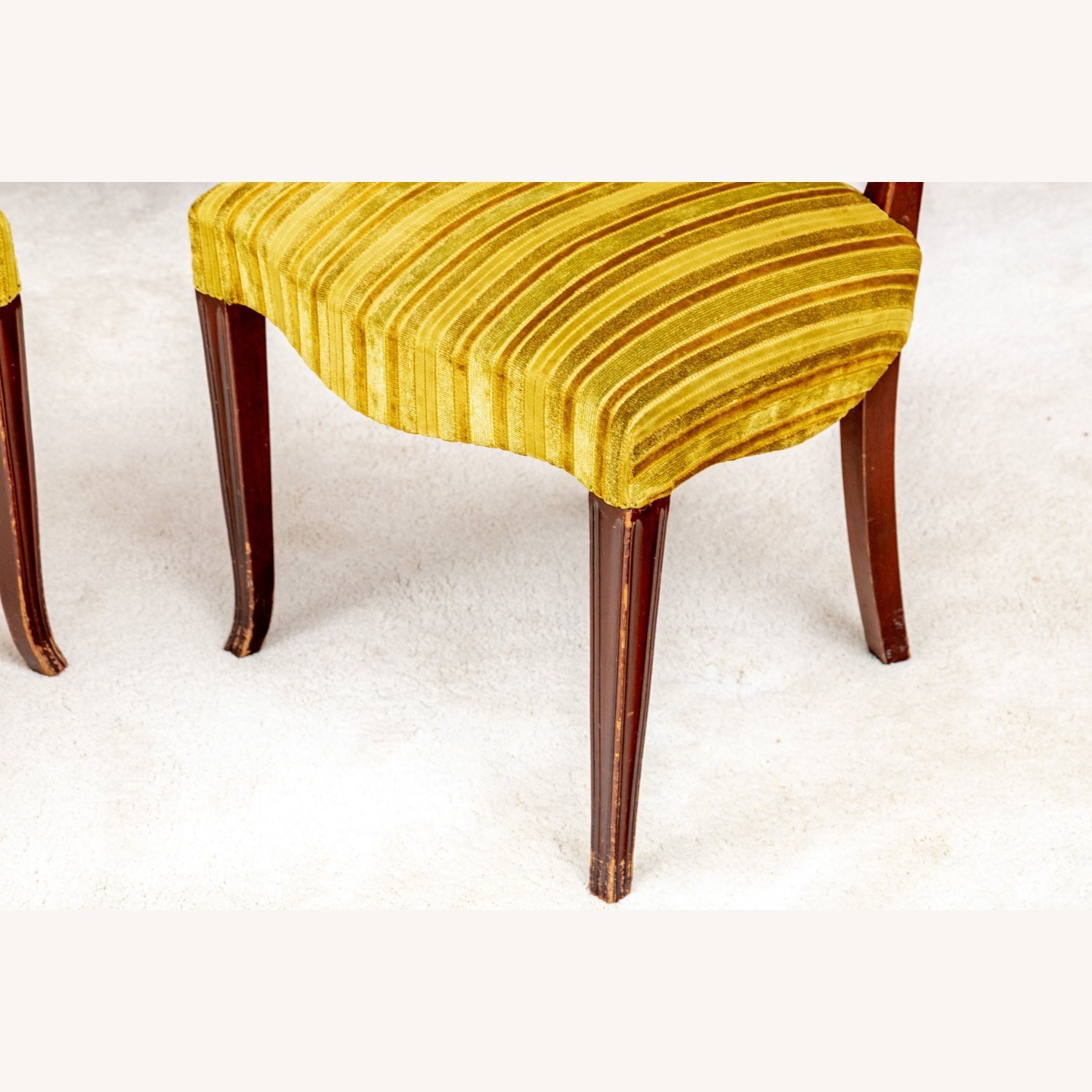 Pair English Mahogany Hepplewhite Chairs - image-3