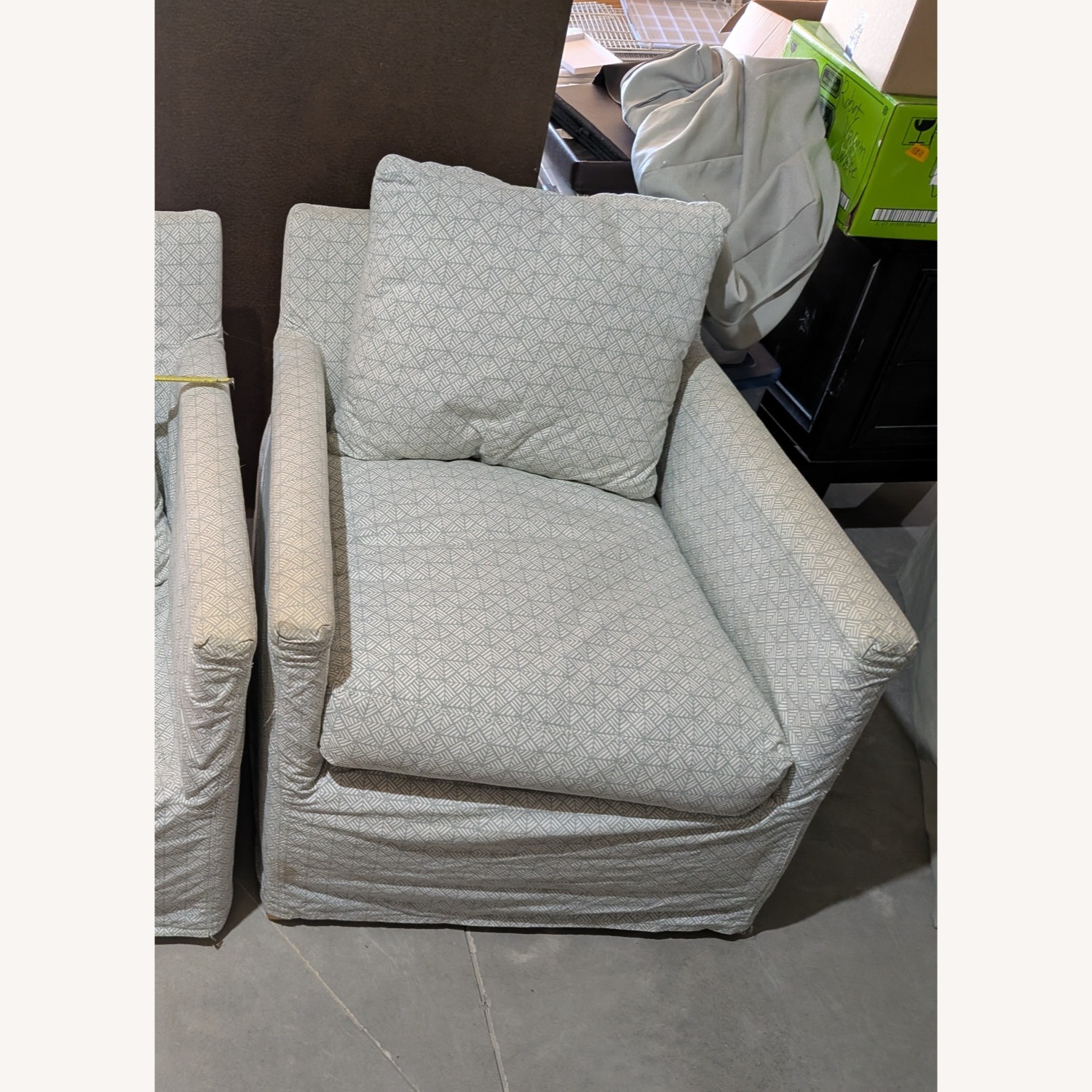 Pair Serena & Lily Spruce St Track Chair Slipcover - image-3