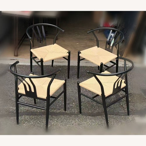 Used West Elm Wishbone-Style Chairs (Set of 4) for sale on AptDeco