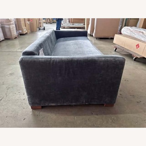 Used Interior Define Dark Gray Velvet 3+ Seater Sofa for sale on AptDeco