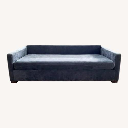 Used Interior Define Dark Gray Velvet 3+ Seater Sofa for sale on AptDeco