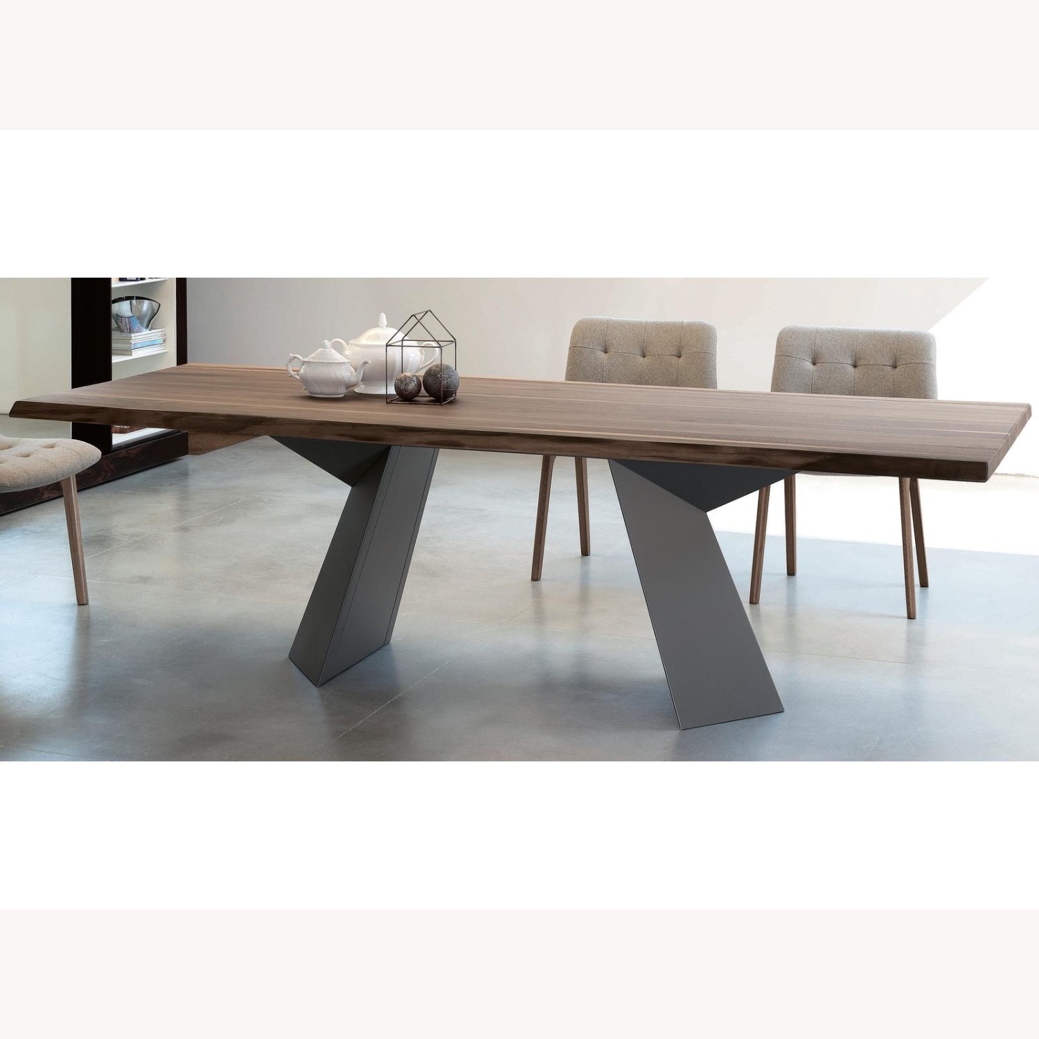 Bontempi Casa Fiandre Rectangular Wood Table - image-1