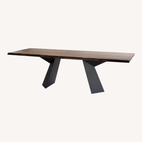 Used Bontempi Casa Fiandre Rectangular Wood Table for sale on AptDeco