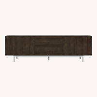 Room & Board Hudson Dark Brown Wood Media Storage