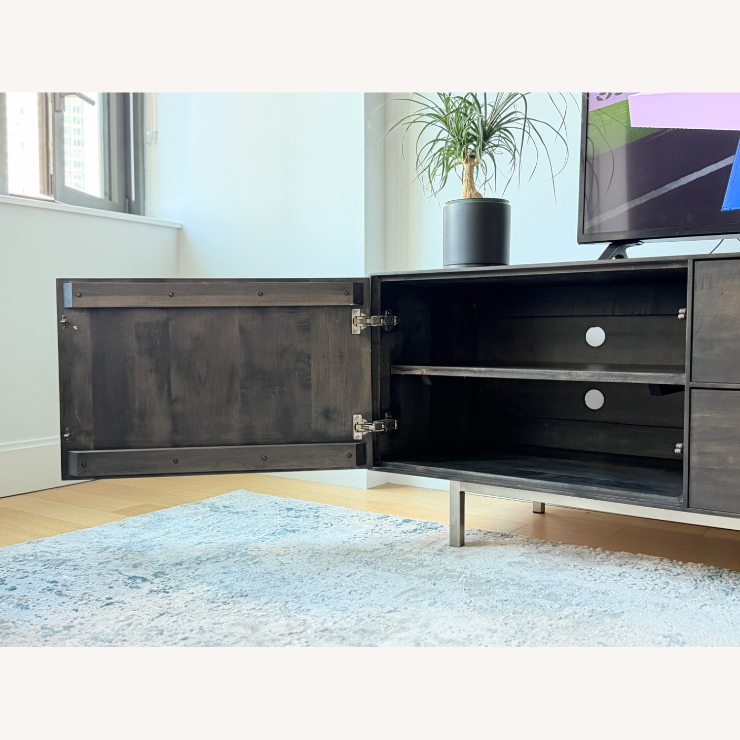 Room & Board Hudson Dark Brown Wood Media Storage - image-4