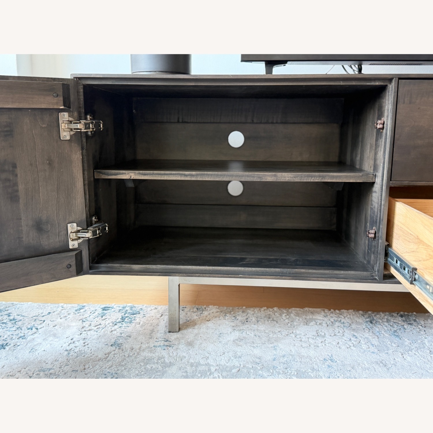 Room & Board Hudson Dark Brown Wood Media Storage - image-5