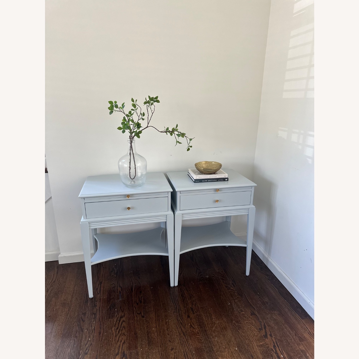 Modern Pair of Bombay Company Nightstands - image-5