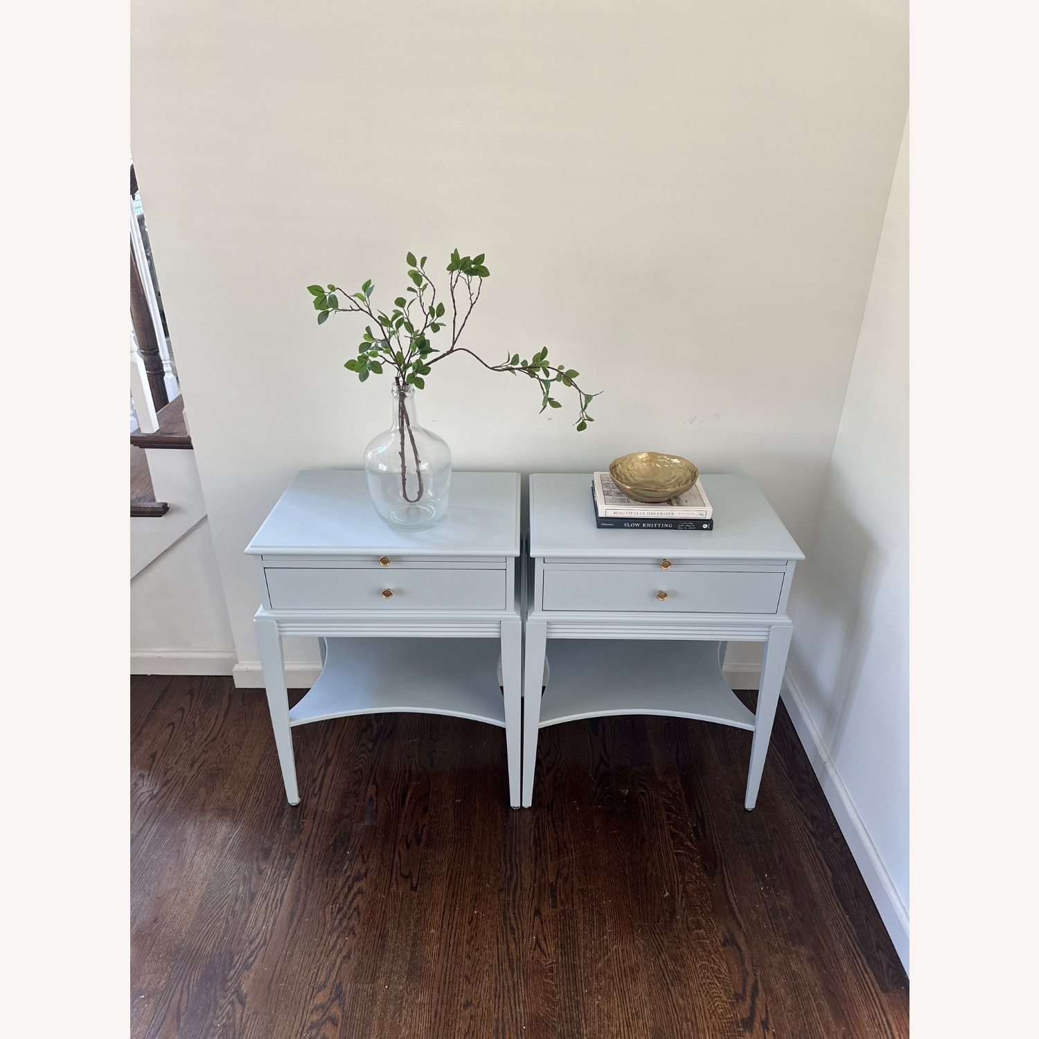 Modern Pair of Bombay Company Nightstands - image-6