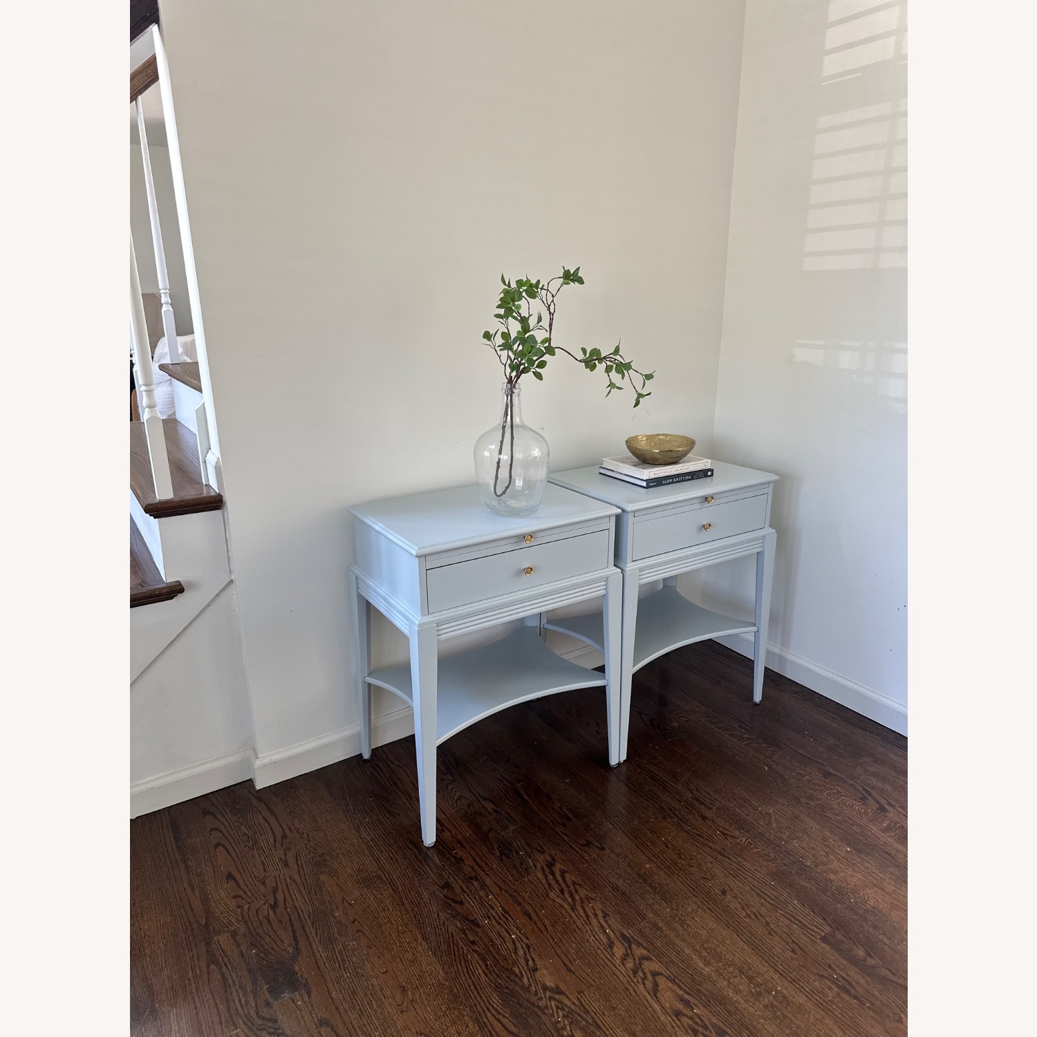 Modern Pair of Bombay Company Nightstands - image-2