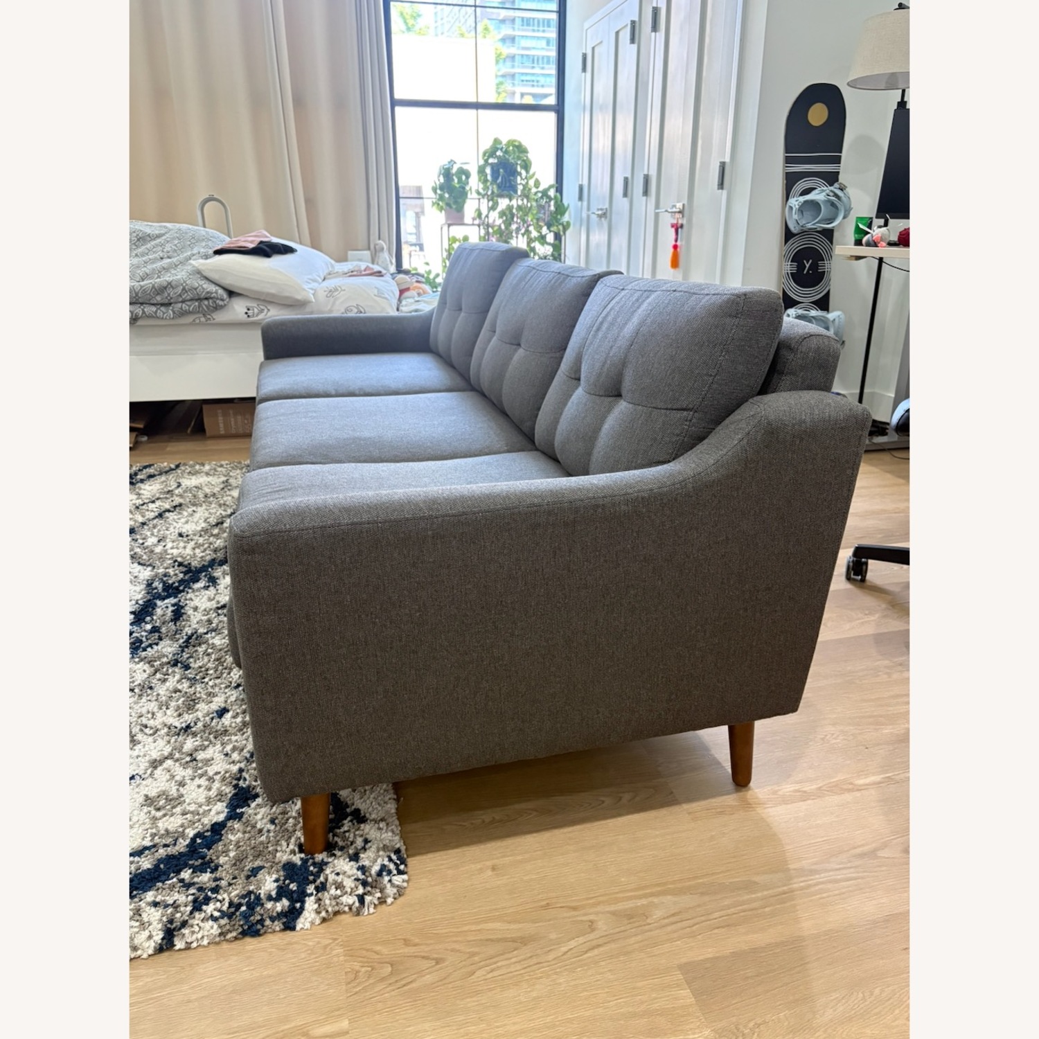 Burrow Nomad Dark Gray 3 Seater Sofa - image-2
