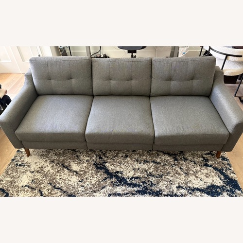 Used Burrow Nomad Dark Gray 3 Seater Sofa for sale on AptDeco