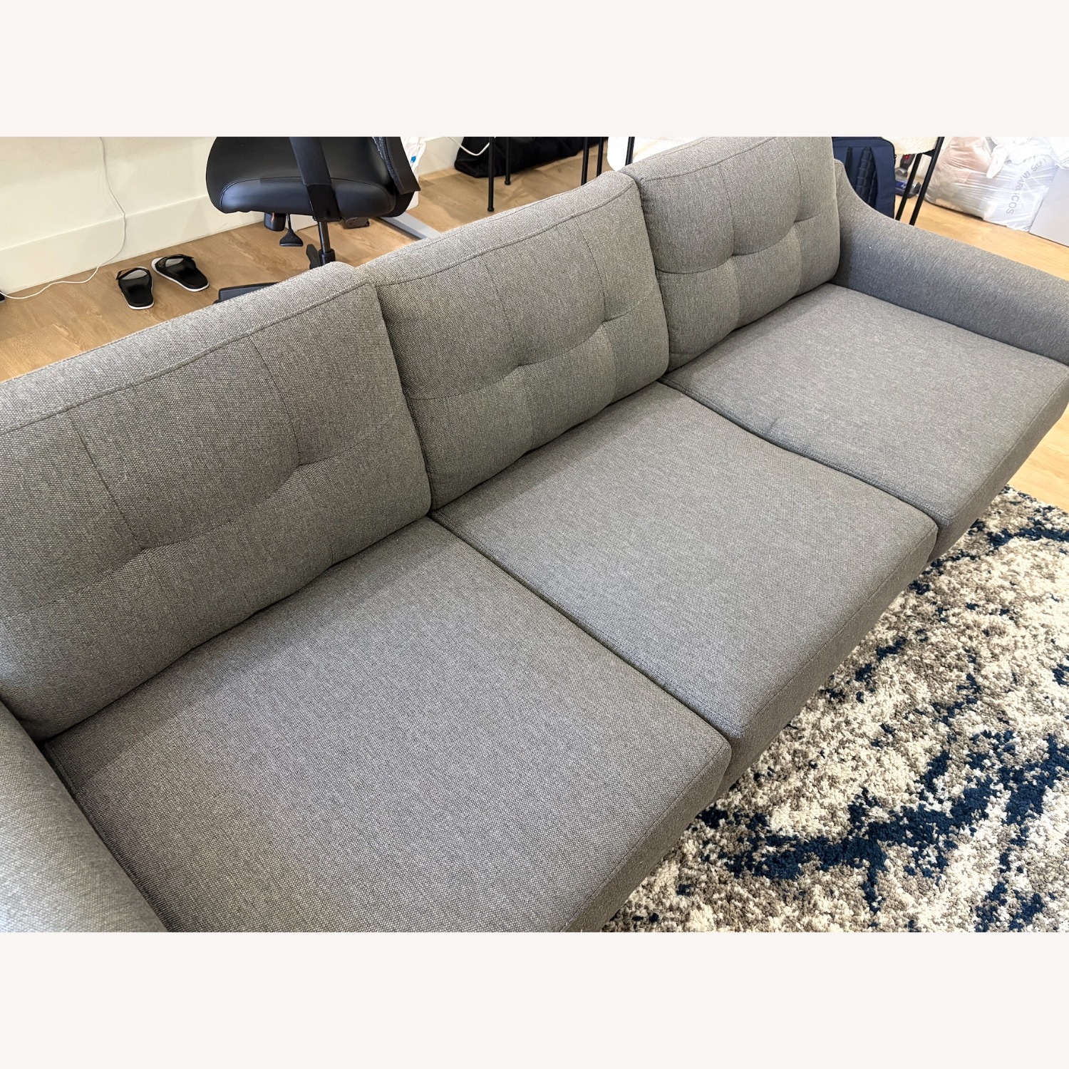 Burrow Nomad Dark Gray 3 Seater Sofa - image-3