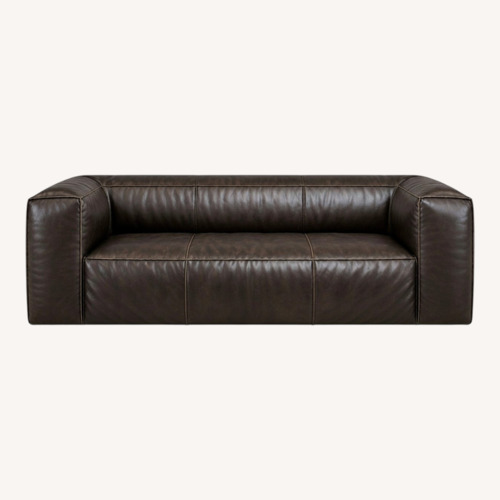 Used Restoration Hardware Fulham Leather Sofa for sale on AptDeco