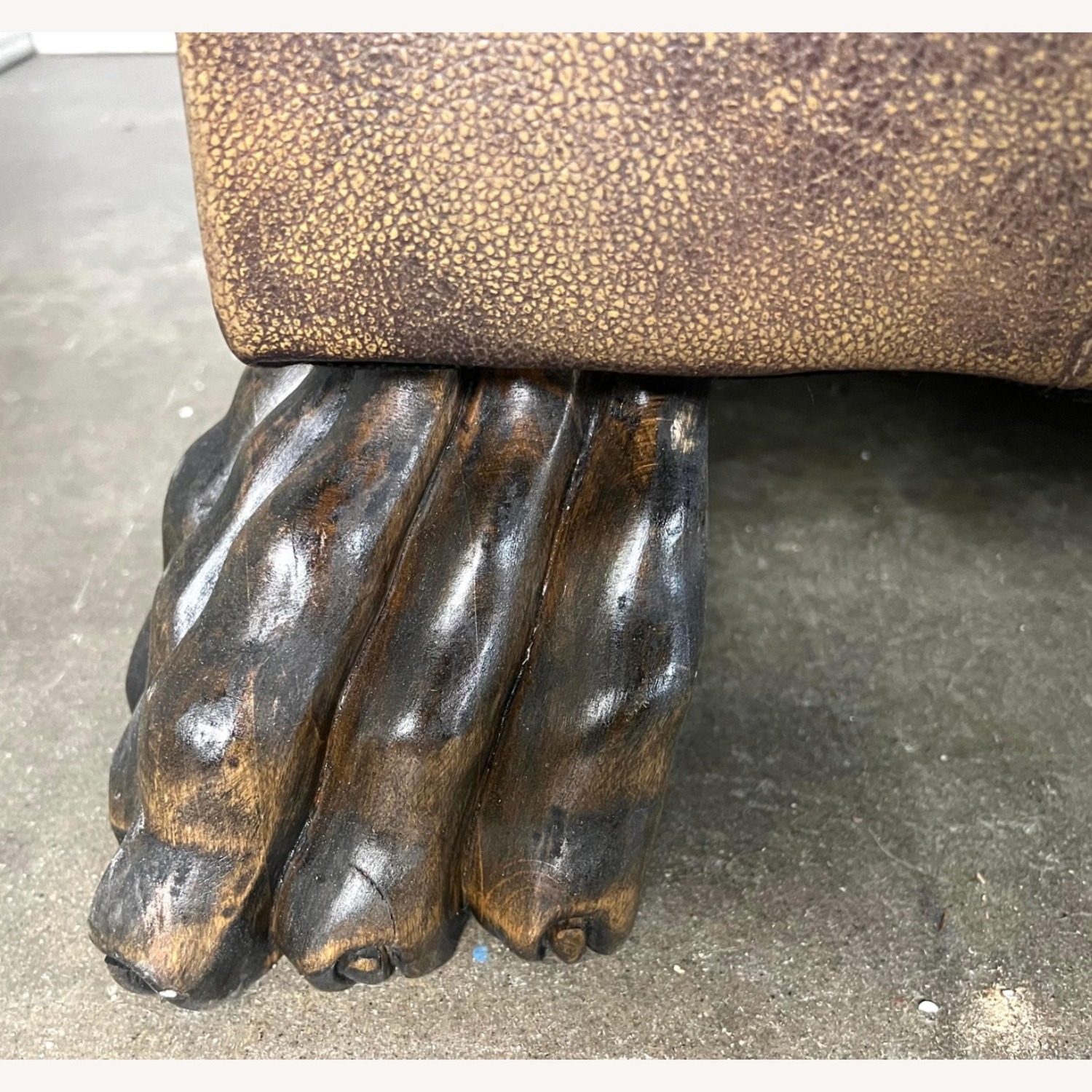 Vintage/Antique Finds Dark Brown 3+ Seater Sofa - image-2