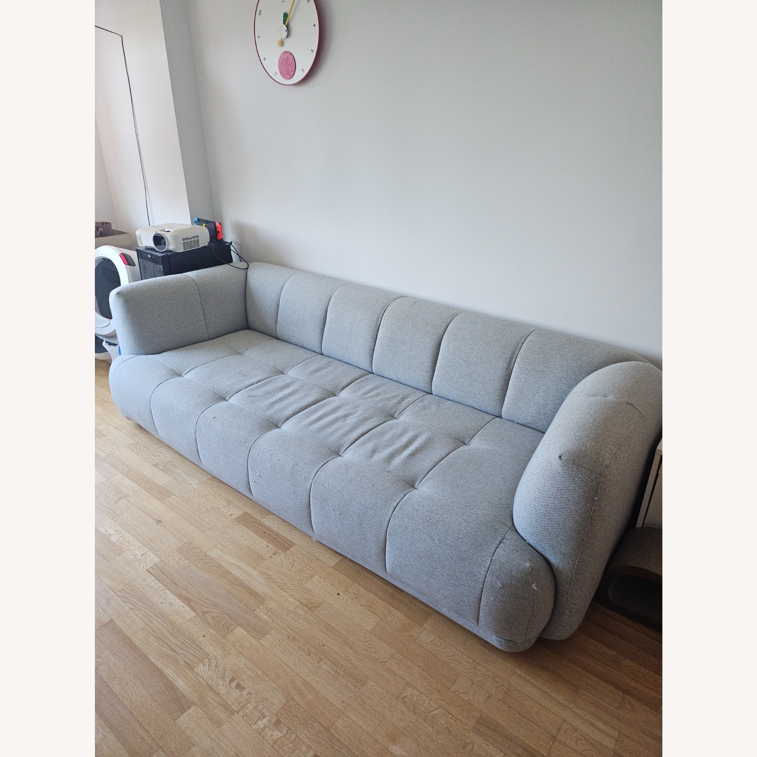 Hay Quilton Light Gray Fabric 2.5 Seater Sofa - image-2
