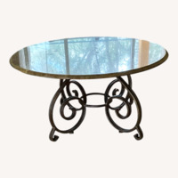 Light Brown Stone Coffee Table