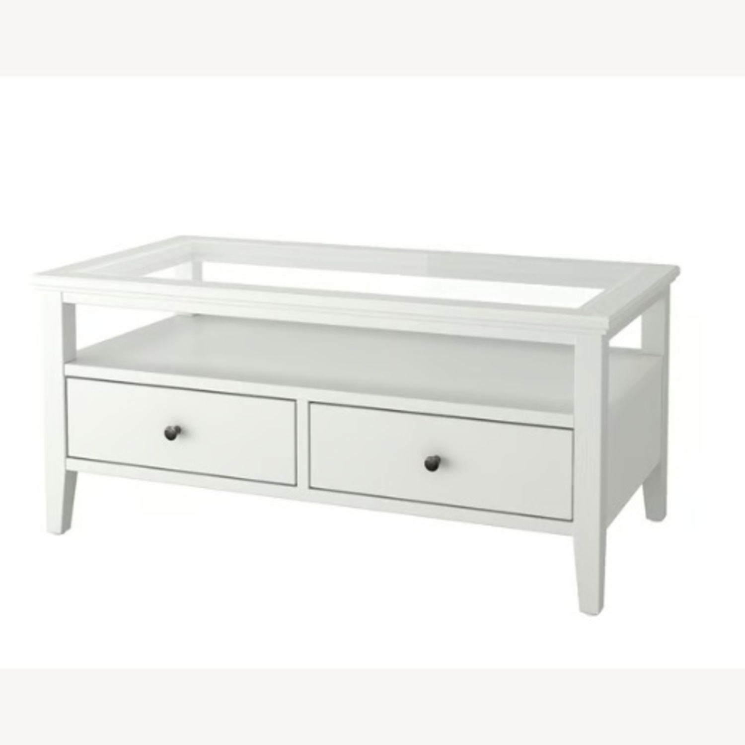 IKEA Idanäs White Wood Coffee Table - image-4