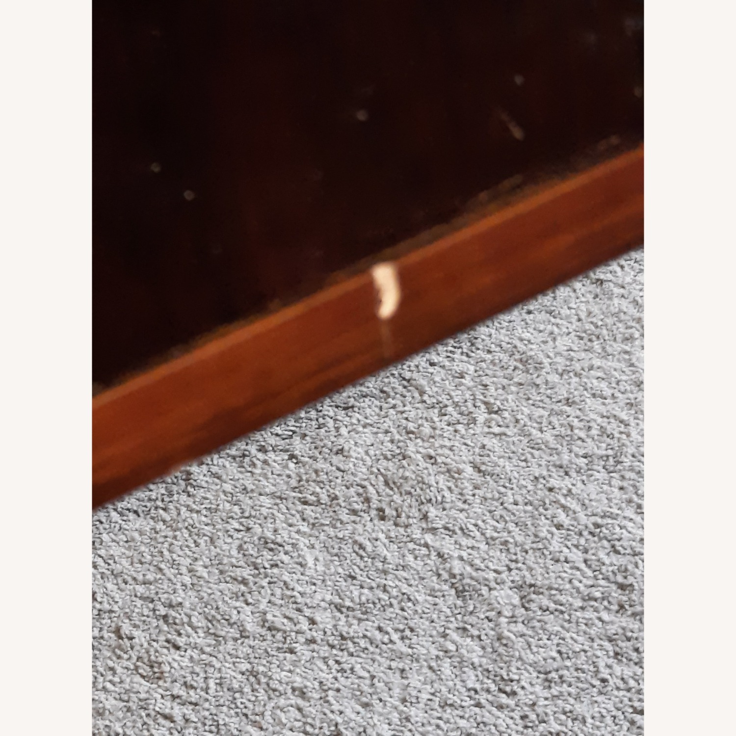 Dark Wood Counter Height Dining Table - image-1