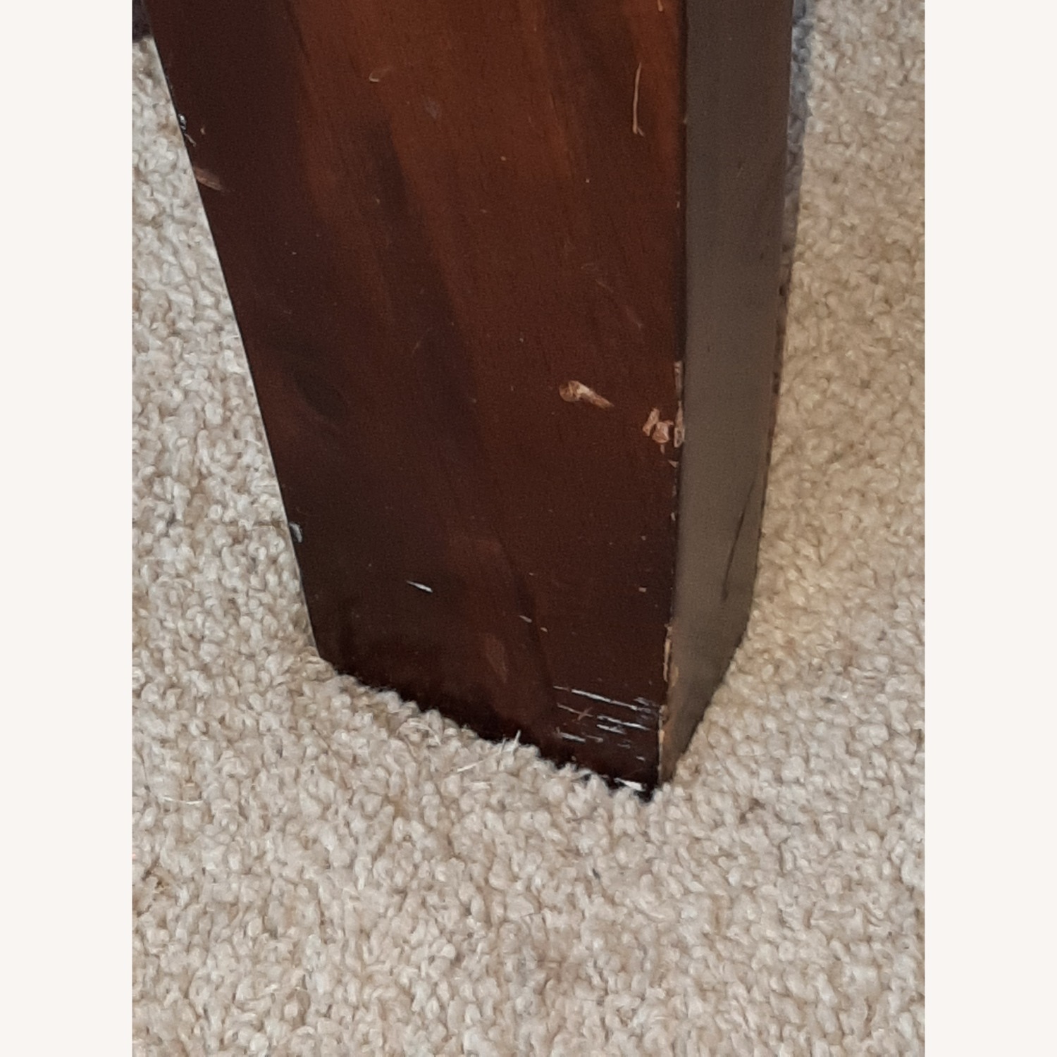 Dark Wood Counter Height Dining Table - image-3
