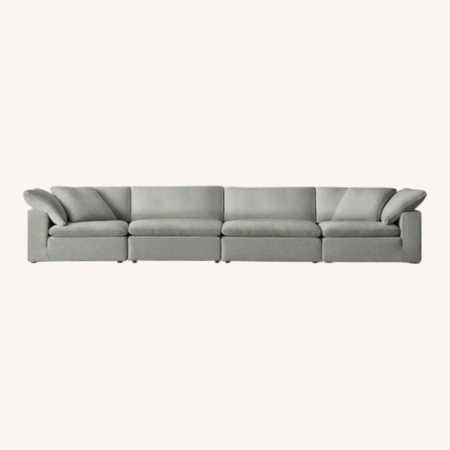 Used Restoration Hardware Light Gray 4-piece Seater Sofa for sale on AptDeco