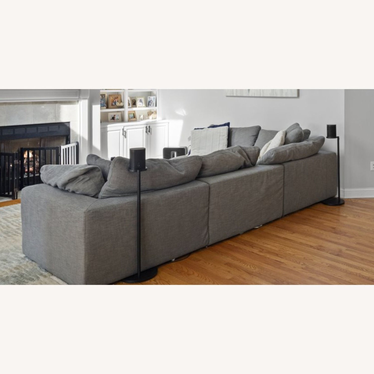 Restoration Hardware Light Gray 4-piece Seater Sofa - image-3