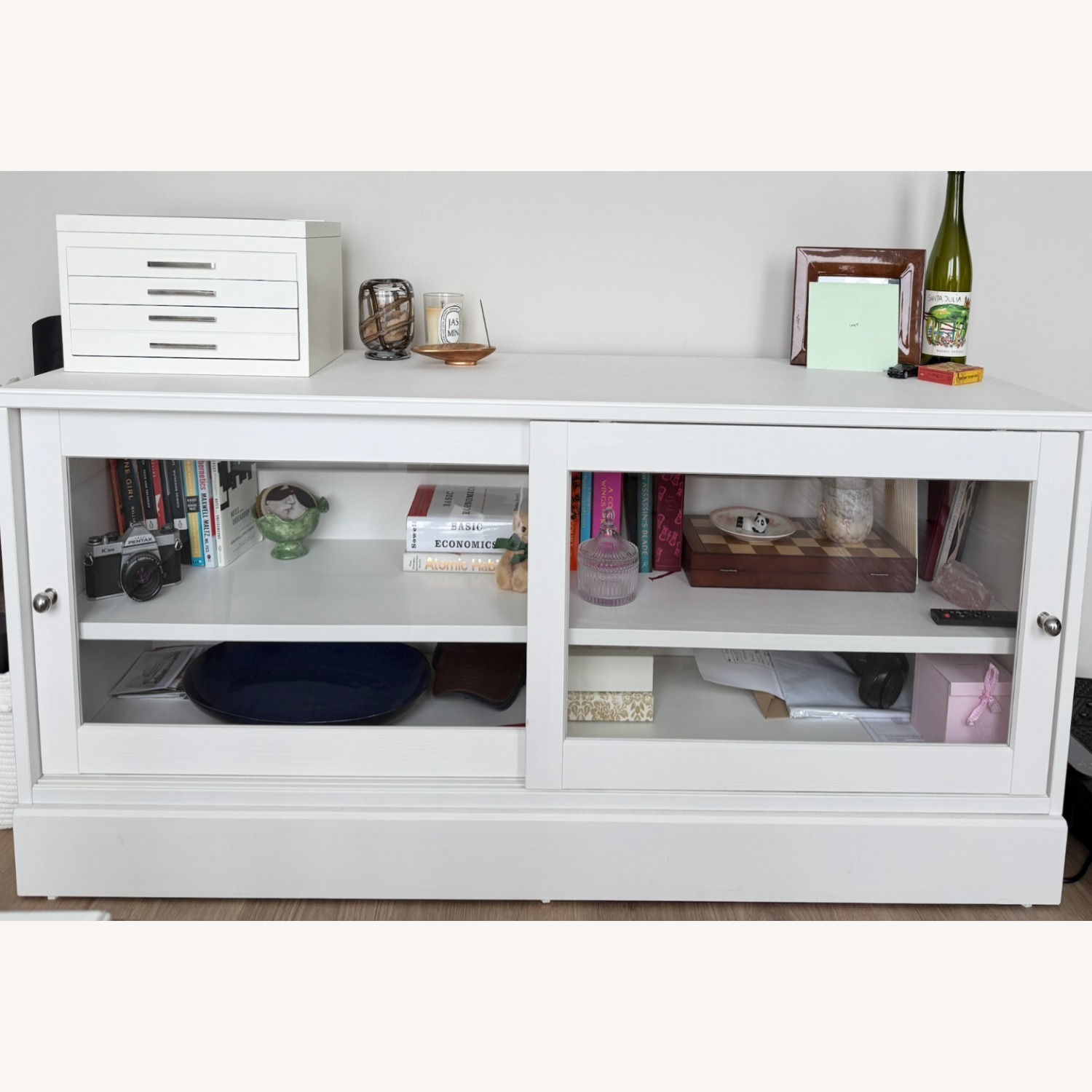 IKEA HAVSTA White Wood Media Storage - image-1