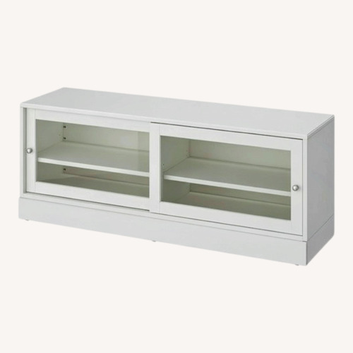 Used IKEA HAVSTA White Wood Media Storage for sale on AptDeco