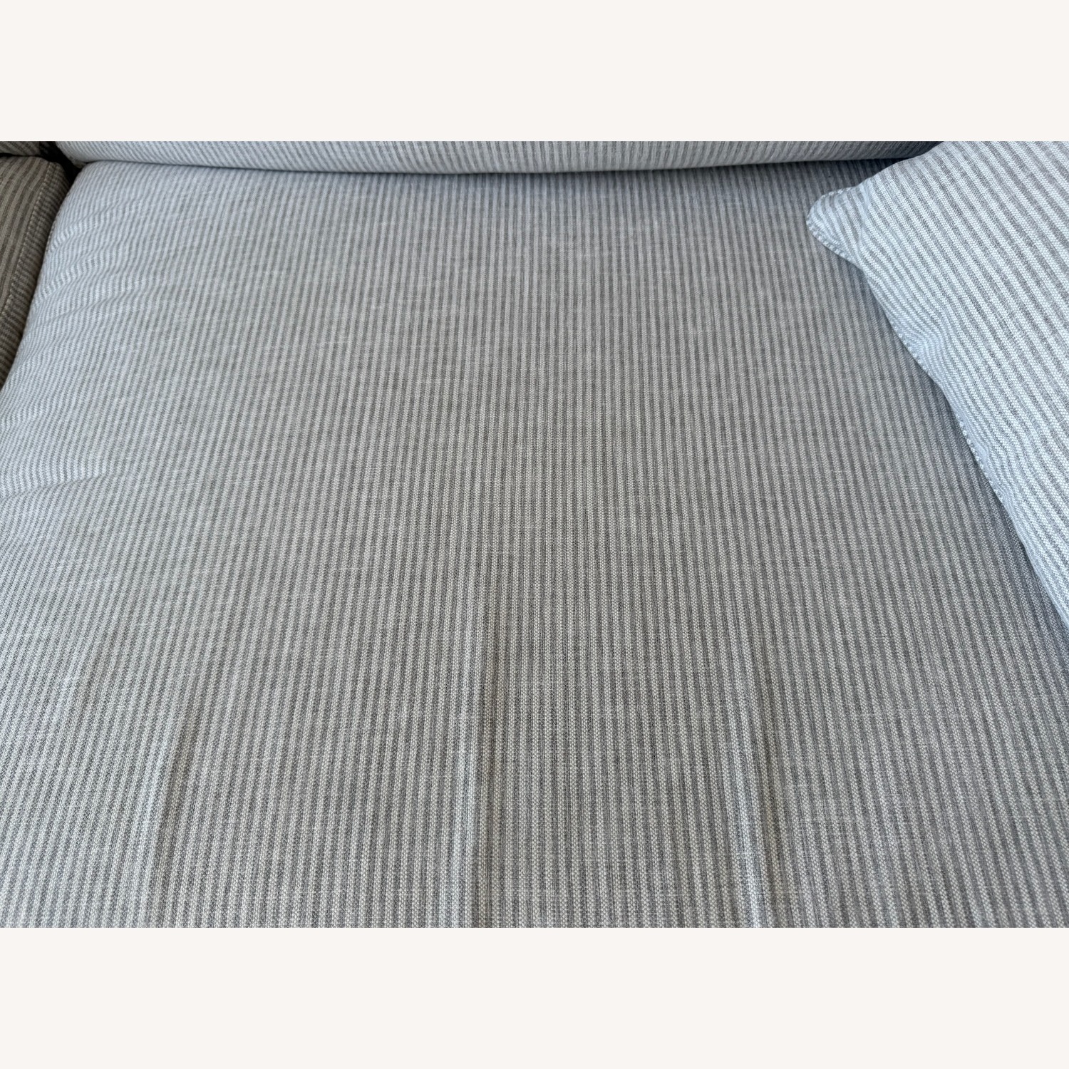Light Gray Fabric 2 Seater Sofa - image-3