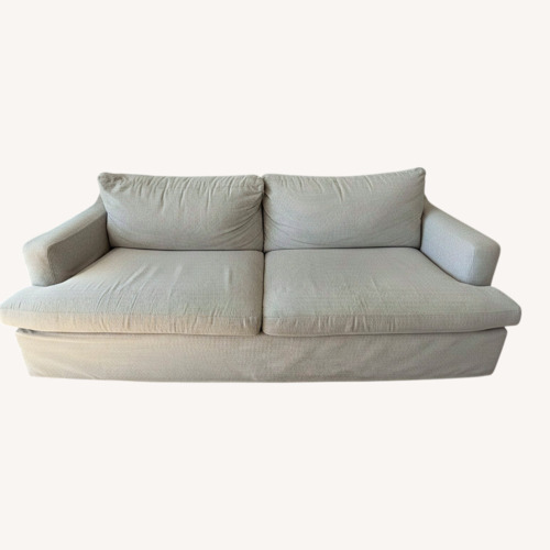 Used Light Gray Fabric 2 Seater Sofa for sale on AptDeco
